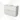 Modulo Slim Vanity units with basin | 100 cm High-gloss white Handle-less front Ceramic 2 Stacked drawers BMW37-00981