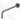 Radius Built-in Bath tap with rain shower | Black metal Thermostatic DIM55-00005