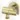 Radius concealed shower mixer set | Light gold Thermostatic mixer with handheld shower 1 position AIL55-00015