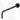 Radius Built-in Bath tap with rain shower | Black chrome Thermostatic DIB55-00039