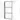 Diamond begehbare Dusche | 100 cm Matt Schwarz  Feste Wand IDA10138MB