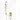 Radius concealed shower mixer set | Light gold Thermostatic mixer with handheld shower 5 positions AIL55-00007