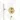 Radius concealed shower mixer set | Light gold Thermostatic mixer with handheld shower 1 position AIL55-00011