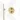 Radius concealed shower mixer set | Light gold Thermostatic mixer with handheld shower 1 position AIL55-00014