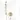Radius concealed shower mixer set | Light gold Thermostatic mixer with handheld shower 5 positions AIL55-00017