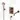 Radius Built-in bath mixer set | Copper Thermatic mixer with handheld shower 5 positions CIK55-00041