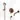 Radius Built-in bath tap set | Copper Single lever mixer tap with handheld shower 5 settings CIK55-00045