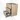 Modulo Vanity units with basin | 80 cm Light brown oak Flat front Concrete 3 drawers BMW19-00363