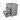 Modulo Vanity units with basin | 80 cm Light grey concrete Flat front Solid surface 3 drawers BMW19-00488