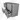 Modulo Plato Vanity units for countertop basin | 120 cm Light grey concrete Flat front High-gloss black worktop 4 high drawers BMK14-00426