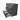 Modulo Vanity units with basin | 80 cm Dark grey Flat front Mineral marble 3 drawers BMW19-00194