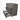 Modulo Vanity units with basin | 80 cm Dark brown oak Flat front Mineral marble 3 drawers BMW19-00419