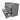 Modulo Plato Vanity units for countertop basin | 120 cm Mid grey Handle-less front High-gloss black worktop 3 drawers BMK19-00972