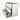 Modulo Plato Vanity units for countertop basin | 120 cm High-gloss white Handle-less front Matte white worktop 3 drawers BMK19-01012