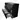 Modulo Vanity units with basin | 120 cm Matte black Flat front Quartz 3 standing drawers BMW19S-00592