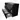Modulo Plato Vanity units for countertop basin | 120 cm Matte black Flat front Dark grey worktop 3 drawers BMK19-00901