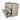 Modulo Badkamermeubel met wastafel | 120 cm Lichtgrijs eiken Vlak front Solid surface 3 lades BMW19-03117