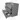 Modulo Vanity units with basin | 100 cm Mid grey Handle-less front Natural stone 3 drawers BMW19-02741