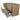 Modulo Waschtische | 120 cm Naturfurnier Streifen front Solid Surface 4 Schubladen BMW18-01258