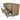 Modulo Waschtische | 120 cm Naturfurnier Streifen front Solid Surface 4 Schubladen BMW18-01420