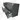Modulo Plato Vanity units for countertop basin | 160 cm Dark grey Slat front High-gloss white worktop 4 high drawers BMK14-00541
