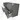 Modulo Plato Vanity units for countertop basin | 160 cm Dark grey concrete Flat front High-gloss white worktop 4 high drawers BMK14-00667