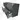 Modulo Plato Vanity units for countertop basin | 160 cm Dark grey Flat front Matte black worktop 4 high drawers BMK14-00533