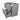 Modulo Plato Vanity units for countertop basin | 100 cm Light grey concrete Flat front Light grey concrete worktop 2 stacked drawers under each other BMK13-00881