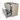 Modulo Plato Vanity units for countertop basin | 100 cm Light grey oak Flat front High-gloss white worktop 2 stacked drawers under each other BMK13-00731