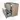 Modulo Plato Vanity units for countertop basin | 100 cm Oak Flat front High-gloss black worktop 2 stacked drawers under each other BMK13-00706