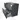 Modulo Plato Vanity units for countertop basin | 100 cm Dark grey Flat front Matte black worktop 2 stacked drawers under each other BMK13-00617