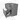 Modulo Plato Vanity units for countertop basin | 80 cm Mid grey Flat front Light grey concrete worktop 2 stacked drawers under each other BMK13-00055