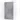 Diamond Walk-in shower | 110 cm Black metal Smoke glass Fixed wall IDA11121ZM