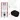 Toiletset Mat zwart met Spoelrand + Maxaro Flush inbouwreservoir TOI1051