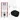 Toiletset Mat zwart met Spoelrand + Maxaro Flush inbouwreservoir TOI1083