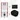 Toiletset Mat zwart met Spoelrand + Maxaro Flush inbouwreservoir TOI1118