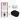 Toilet set Matte black with rim + Maxaro Flush concealed cisterns TOI1216