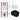 Toiletset Mat zwart met Spoelrand + Maxaro Flush inbouwreservoir TOI1281