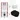 Toiletset Mat zwart met Spoelrand + Maxaro Flush inbouwreservoir TOI1282