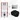 Toiletset Mat zwart met Spoelrand + Maxaro Flush inbouwreservoir TOI1347