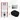 Toiletset Mat zwart met Spoelrand + Maxaro Flush inbouwreservoir TOI1348