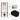 Toiletset Mat zwart met Spoelrand + Maxaro Flush inbouwreservoir TOI1381