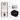 Toiletset Mat zwart zonder Spoelrand + Maxaro Flush inbouwreservoir TOI1386