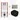 Toiletset Mat zwart met Spoelrand + Maxaro Flush inbouwreservoir TOI1415