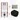 Toiletset Mat zwart zonder Spoelrand + Maxaro Flush inbouwreservoir TOI1419