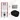 Toiletset Mat zwart met Spoelrand + Maxaro Flush inbouwreservoir TOI1446