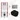 Toiletset Mat zwart met Spoelrand + Maxaro Flush inbouwreservoir TOI1449