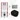 Toiletset Mat zwart zonder Spoelrand + Maxaro Flush inbouwreservoir TOI1452