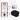 Toiletset Mat zwart met Spoelrand + Maxaro Flush inbouwreservoir TOI1479