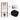 Toiletset Mat zwart zonder Spoelrand + Maxaro Flush inbouwreservoir TOI1485